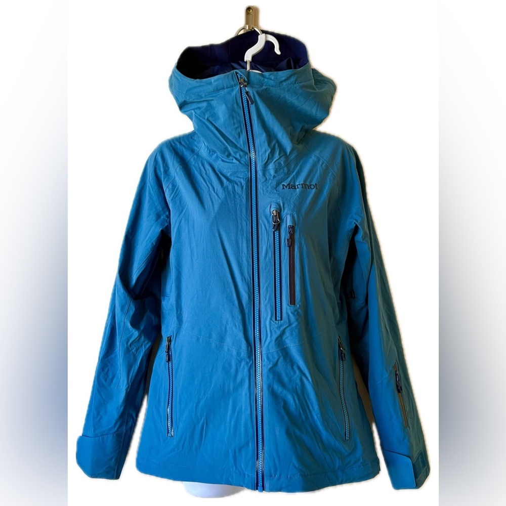 Marmot Women's Teal Hooded Ski Jacket